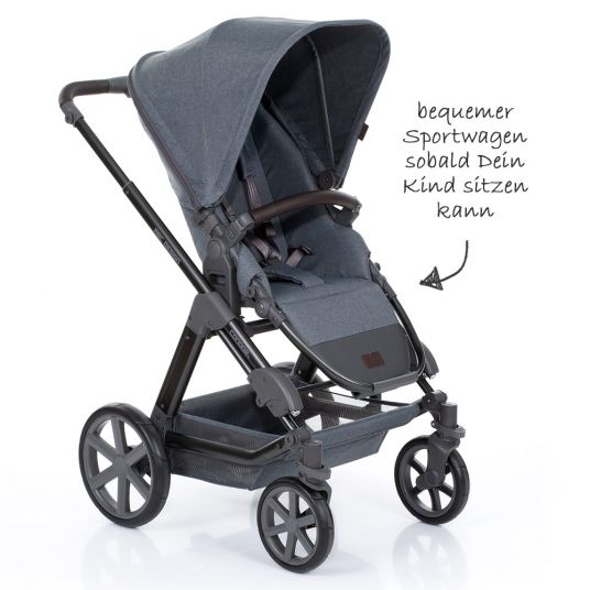ABC Design Condor 4 combination pushchair - incl. baby bath & sports seat - Mountain