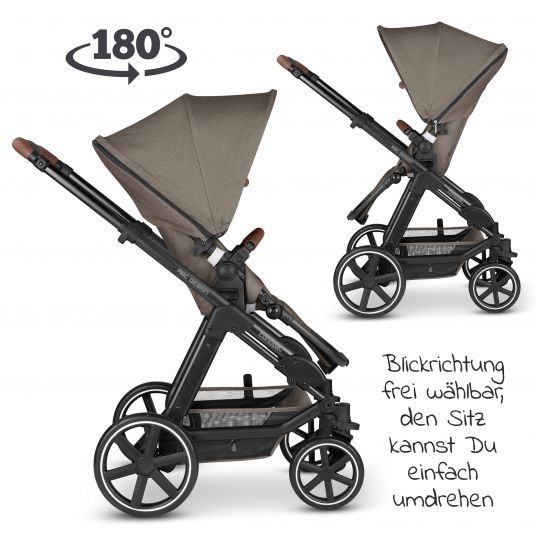 ABC Design Combi stroller Condor 4 - incl. carrycot, sport seat & XXL accessories package - Fashion Edition - Nature