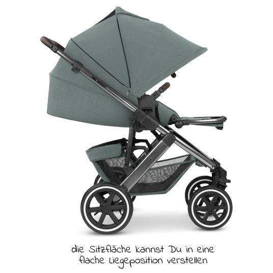 ABC Design Salsa 4 Air baby carriage - incl. carrycot & sports seat - Aloe