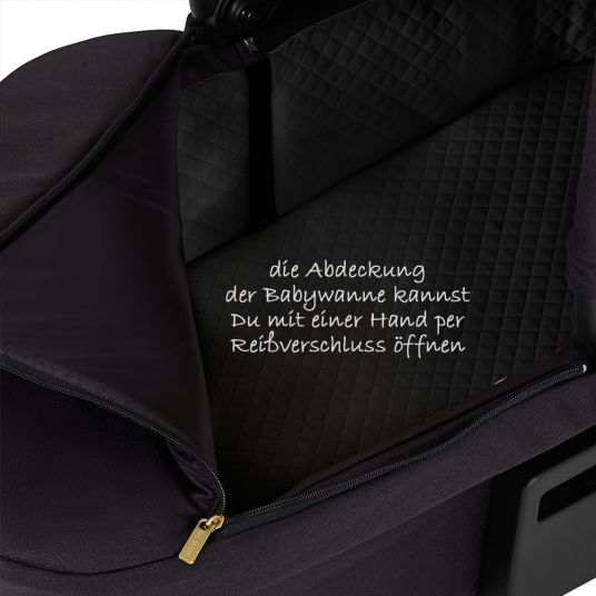 ABC Design Kombi-Kinderwagen Salsa 4 Air - inkl. Babywanne & Sportsitz - Diamond Edition - Champagne