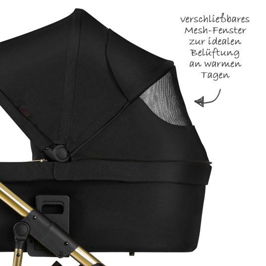 ABC Design Combi stroller Salsa 4 Air - incl. carrycot & sport seat - Diamond Edition - Champagne