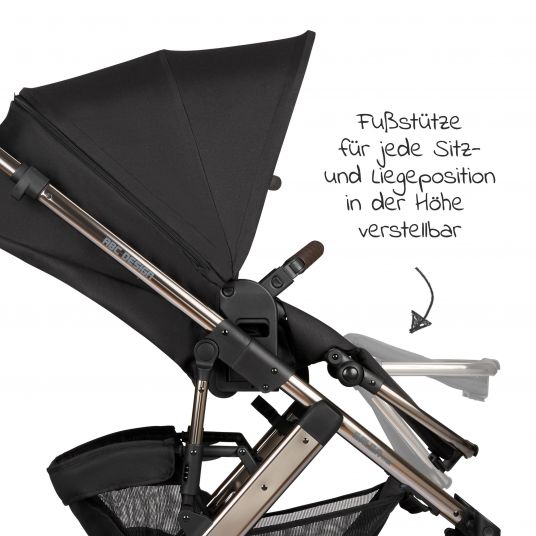 ABC Design Kombi-Kinderwagen Salsa 4 Air - inkl. Babywanne & Sportsitz - Diamond Edition - Dolphin