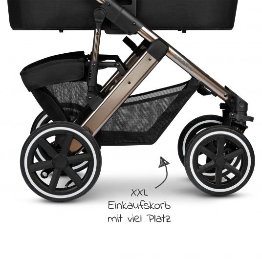ABC Design Combi stroller Salsa 4 Air - incl. carrycot & sport seat - Diamond Edition - Dolphin