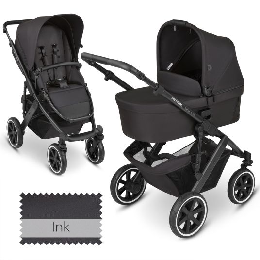 ABC Design Salsa 4 Air baby carriage - incl. carrycot & sports seat - Ink