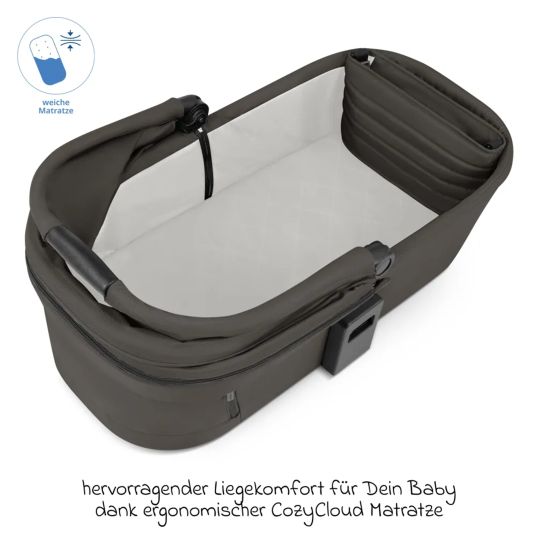 ABC Design Kombi-Kinderwagen Salsa 4 Air - inkl. Babywanne & Sportsitz mit Wickeltasche & XXL Zubehörpaket - Cloud