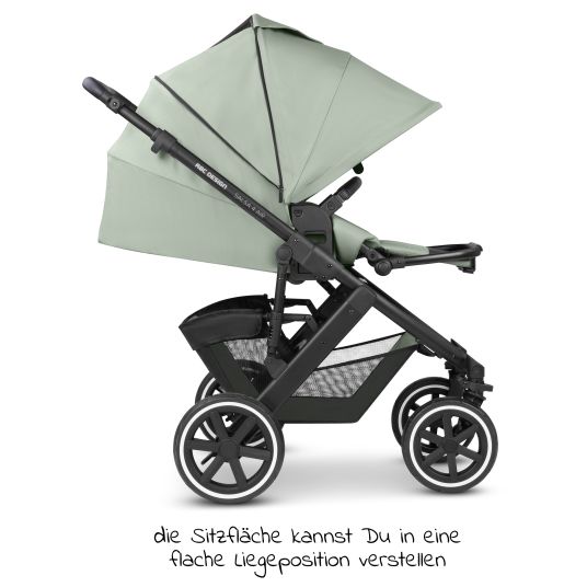 ABC Design Kombi-Kinderwagen Salsa 4 Air - inkl. Babywanne & Sportsitz mit XXL Zubehörpaket - Pine