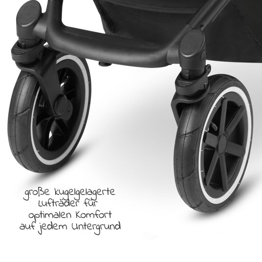 ABC Design Salsa 4 Air baby carriage - incl. carrycot & sports seat with XXL accessory pack - Pine