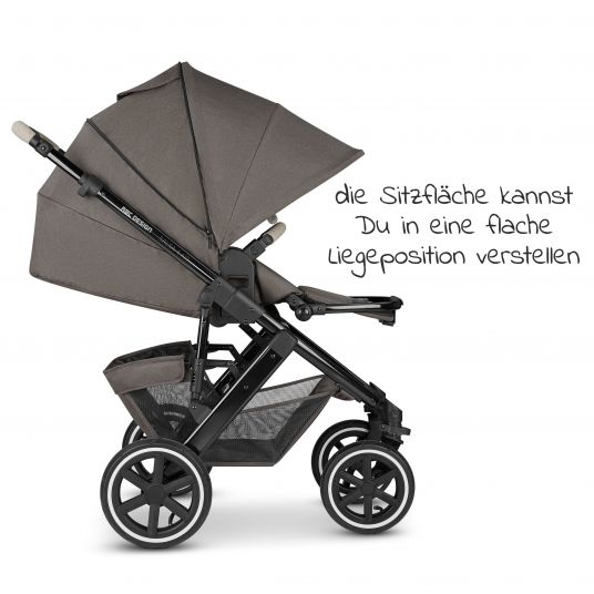 ABC Design Kombi-Kinderwagen Salsa 4 Air - inkl. Babywanne, Sportsitz, Wickeltasche & Zubehörpaket - Diamond Edition - Herb