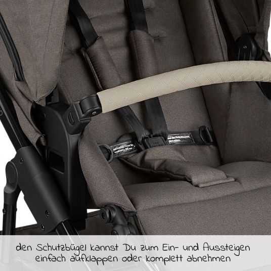 ABC Design Passeggino Salsa 4 Air - incluso navicella, seggiolino sportivo, borsa fasciatoio e pacchetto accessori - Diamond Edition - Herb