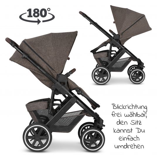 ABC Design Kombi-Kinderwagen Salsa 4 Air - Sportsitz (ohne Babywanne) - Fashion Edition - Braid