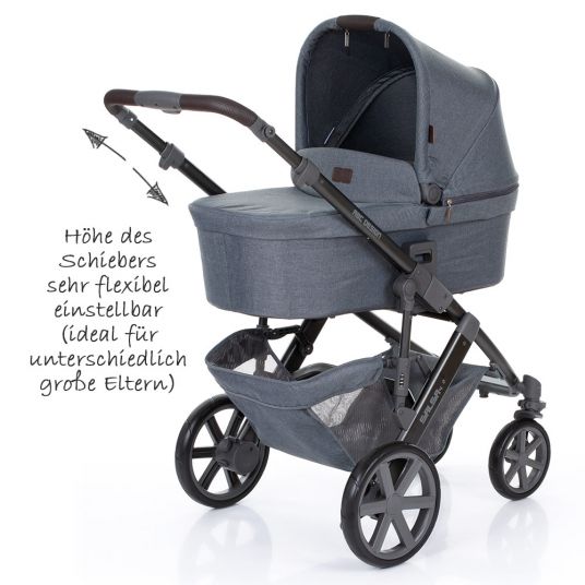 ABC Design Kombi-Kinderwagen Salsa 4 - inkl. Babywanne & Sportsitz - Mountain