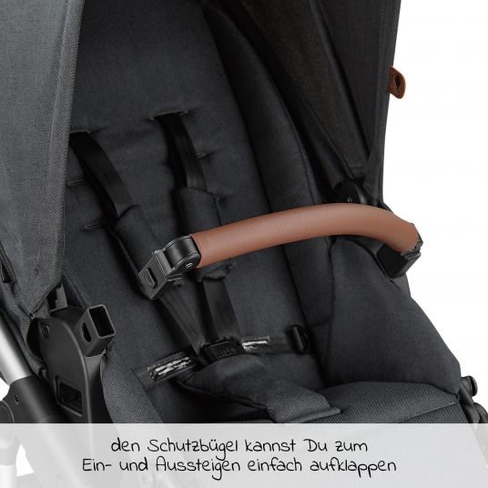 ABC Design Combi stroller Salsa 4 - incl. carrycot & sport seat - Storm