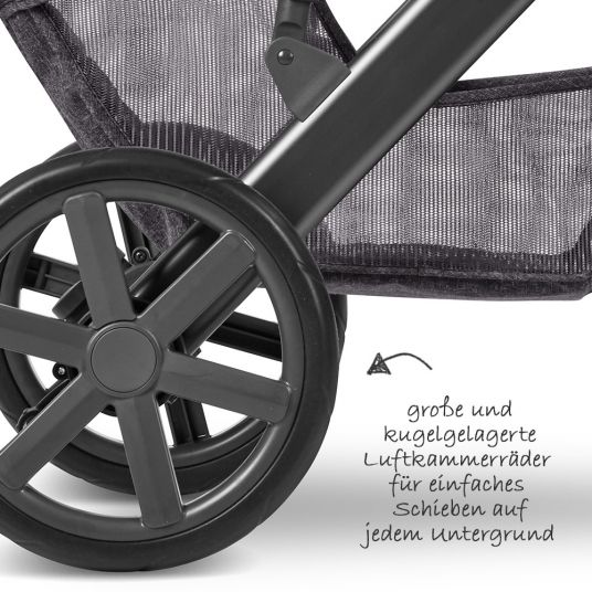 ABC Design Combi stroller Salsa 4 - incl. carrycot & sport seat - Street