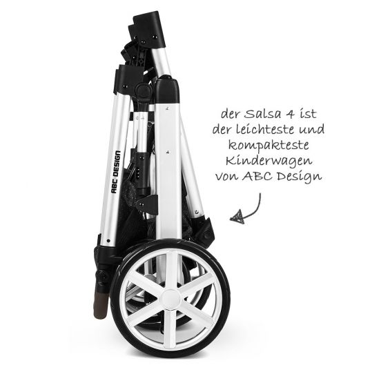 ABC Design Combi stroller Salsa 4 - incl. baby bath, sport seat & winter footmuff - Fashion Edition - Fox