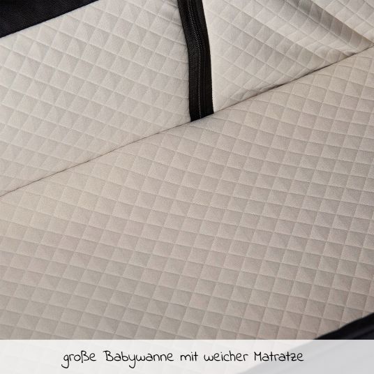 ABC Design Kombi-Kinderwagen Salsa 4 - inkl. Babywanne, Sportsitz & XXL Zubehörpaket - Fashion Edition - Midnight