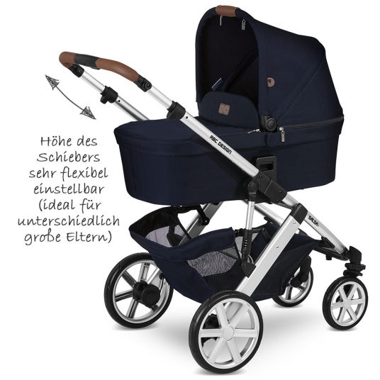 ABC Design Combi stroller Salsa 4 - incl. carrycot, sport seat & XXL accessories package - Shadow