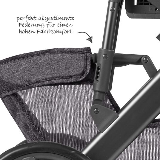 ABC Design Combi stroller Salsa 4 - incl. baby bath, sport seat & XXL accessories package - Street