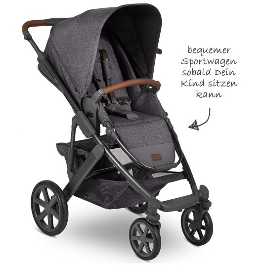 ABC Design Combi stroller Salsa 4 - incl. baby bath, sport seat & XXL accessories package - Street