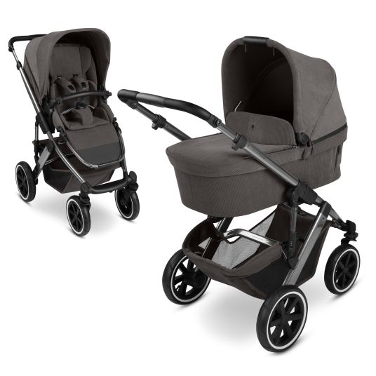 ABC Design Salsa 5 Air baby carriage incl. carrycot & sports seat - Almond