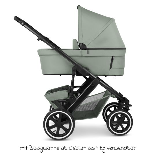 ABC Design Kombi-Kinderwagen Salsa 5 Air inkl. Babywanne & Sportsitz mit XXL-Zubehörpaket - Pine