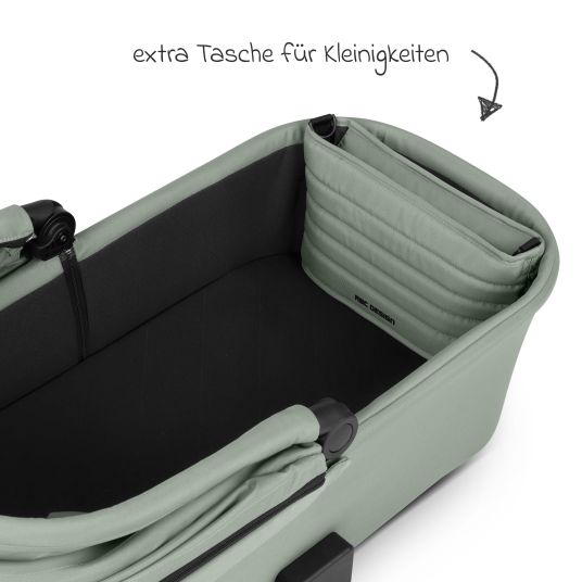 ABC Design Kombi-Kinderwagen Salsa 5 Air inkl. Wickeltasche Urban, Winterfußsack, Babywanne & Sportsitz - Pine