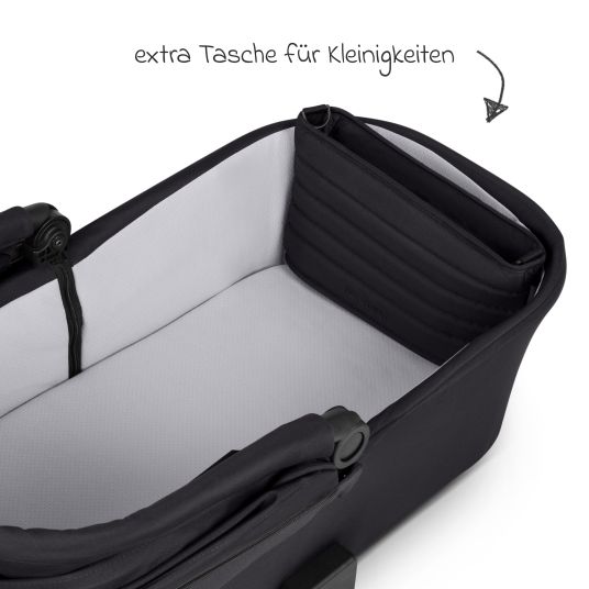 ABC Design Kombi-Kinderwagen Salsa 5 Air inkl. Wickeltasche Urban, Winterfußsack, Babywanne & Sportsitz - Pure - Coal