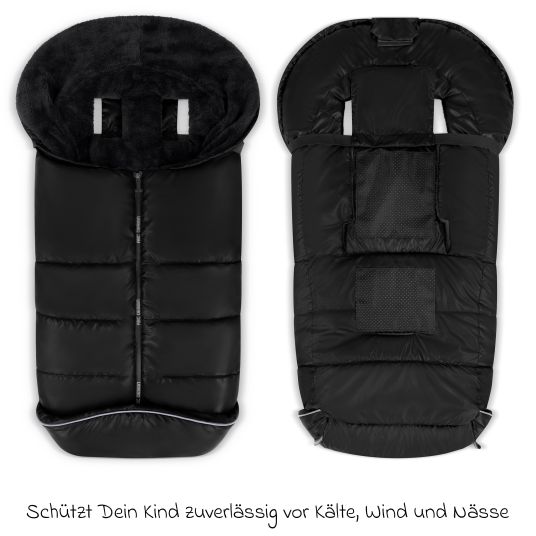 ABC Design Kombi-Kinderwagen Salsa 5 Air inkl. Wickeltasche Urban, Winterfußsack, Babywanne & Sportsitz - Pure - Coal