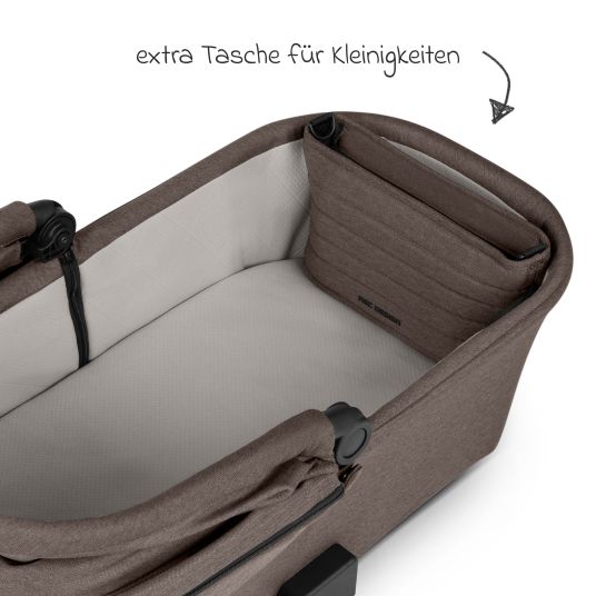 ABC Design Kombi-Kinderwagen Salsa 5 Air inkl. Wickeltasche Urban, Winterfußsack, Babywanne & Sportsitz - Pure - Nature