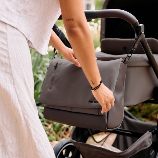 ABC Design Kombi-Kinderwagen Salsa 5 Air inkl. Wickeltasche Urban, Winterfußsack, Babywanne & Sportsitz - Pure - Nature