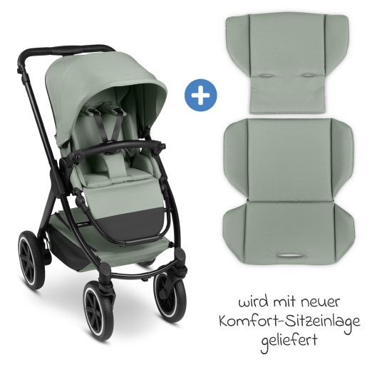 ABC Design Kombi-Kinderwagen Samba 2 inkl. Babywanne & Sportsitz mit XXL-Zubehörpaket - Pine