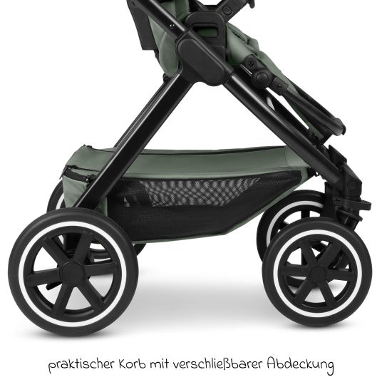 ABC Design Kombi-Kinderwagen Samba 2 inkl. Babywanne & Sportsitz mit XXL-Zubehörpaket - Pine