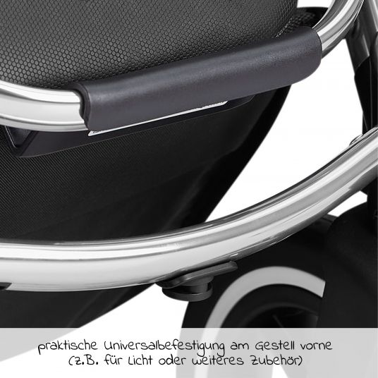 ABC Design Passeggino Samba Combi - incluso navicella e seggiolino sportivo - Diamond Edition - Asfalto