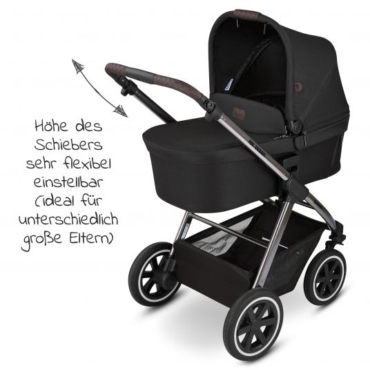 ABC Design Kombi-Kinderwagen Samba - inkl. Babywanne und Sportsitz - Diamond Edition - Dolphin