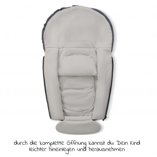ABC Design Kombi-Kinderwagen Samba Set inkl. Neugeborenen-Fußsack und Wickeltasche - Classic Edition - Lake