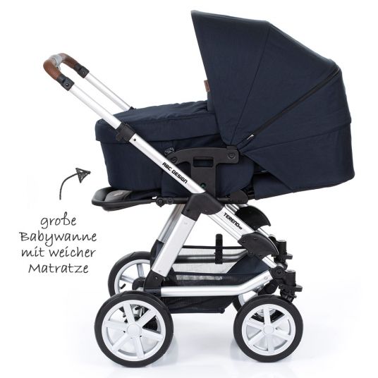 ABC Design Tereno 4 Air pushchair - incl. baby bath and sports seat - Shadow