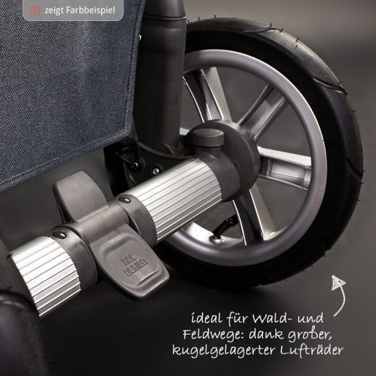 ABC Design Combi pushchair Tereno 4 - Graphite Grey