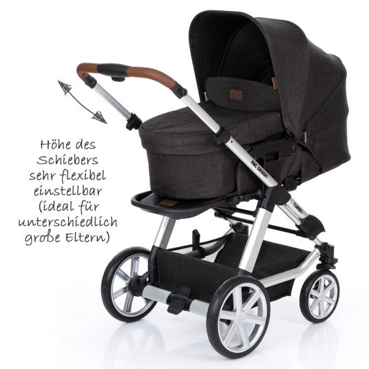 ABC Design Turbo 4 combination pushchair - incl. baby bath & sports seat - piano