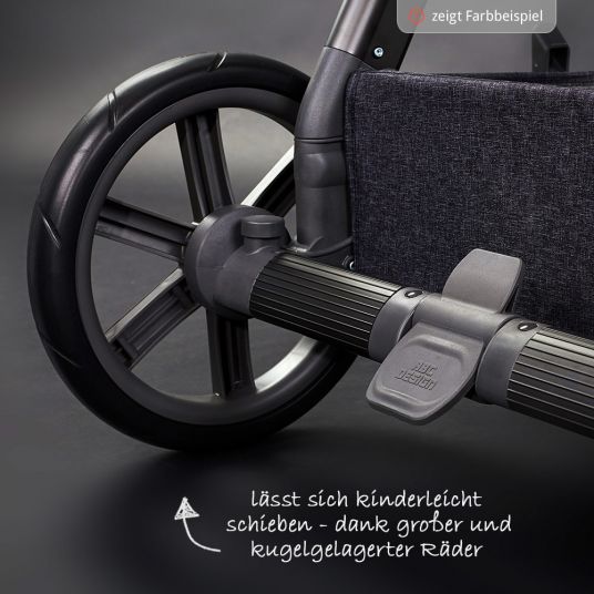 ABC Design Kombi-Kinderwagen Turbo 6 - Piano