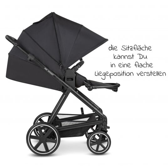 ABC Design Kombi-Kinderwagen Vicon 4 - inkl. Babywanne und Sportsitz - Classic Edition - Ink