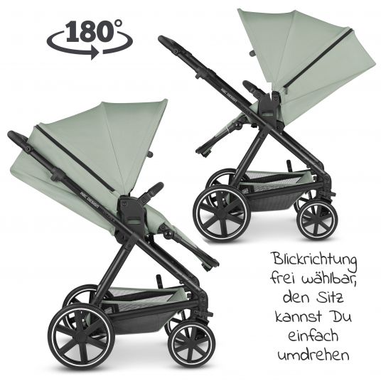 ABC Design Kombi-Kinderwagen Vicon 4 - inkl. Babywanne und Sportsitz - Classic Edition - Pine