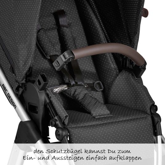 ABC Design Kombi-Kinderwagen Viper 4 - Fashion Edition - inkl. Babywanne, Sportsitz & XXL Zubehörpaket - Fox