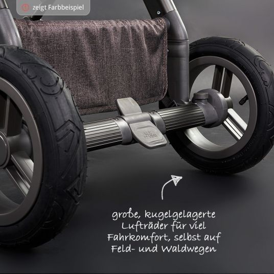 ABC Design Kombi-Kinderwagen Viper 4 - Graphite Grey