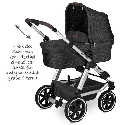 ABC Design Kombi-Kinderwagen Viper 4 - inkl. Babywanne, Sportsitz, Wickeltasche und Winter-Fußsack - Fashion Edition - Fox