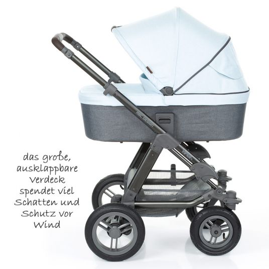 ABC Design Combi pushchair Viper 4 - incl. baby bath and sports seat - Ice