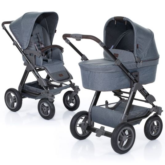ABC Design Combi pushchair Viper 4 - incl. baby tub and sports seat - Mountain