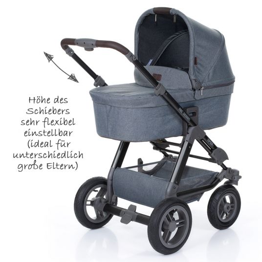 ABC Design Combi pushchair Viper 4 - incl. baby tub and sports seat - Mountain
