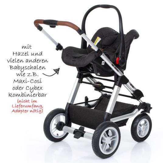 ABC Design Kombi-Kinderwagen Viper 4 - inkl. Babywanne und Sportsitz - Piano
