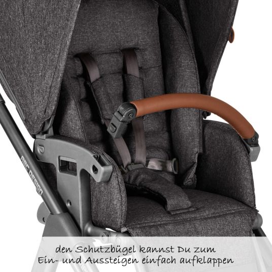 ABC Design Kombi-Kinderwagen Viper 4 - inkl. Babywanne und Sportsitz - Street