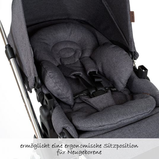 ABC Design Komfort Sitzeinlage - Diamond Special Edition - Asphalt