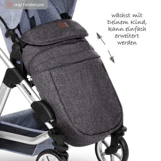 ABC Design Growing leg cover for baby carriages - Biscuit
